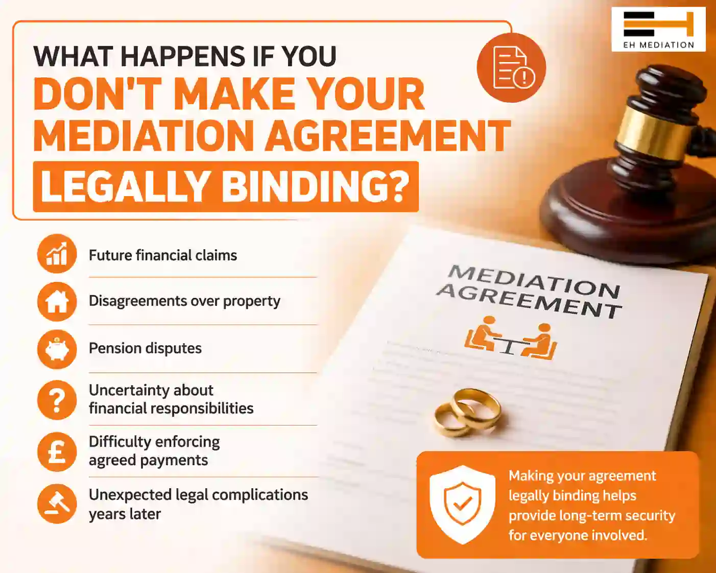 What Happens If You Don't Make Your Mediation Agreement Legally Binding Tameside?